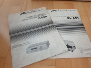 Conjunto JVC Receptor R-S55 Tocadiscos QL-A51