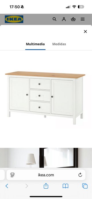 Aparador blanco madera Ikea