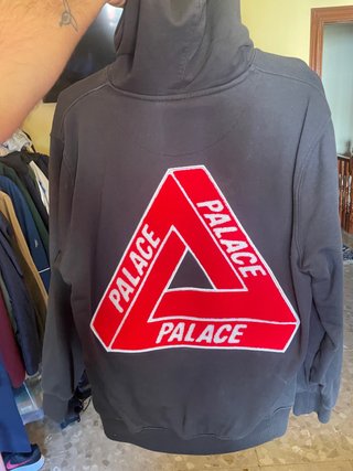 Sudadera Palace Tri-Ferg Chenille Negra Talla M