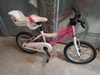 Bicicleta infantil rosa JL-Wenti