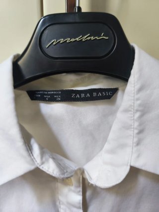 Camicetta Zara Basic bianca taglia S