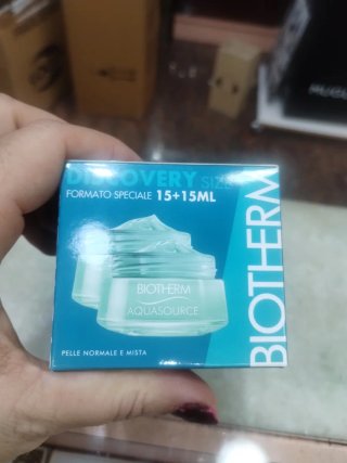 Biotherm Aquasource Crema Viso Viaggio 2x15ml