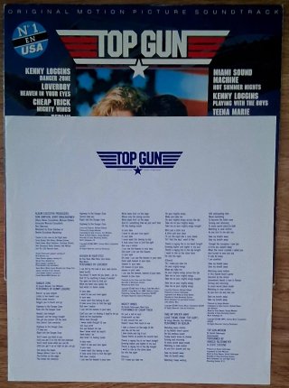 Carátula Vinilo Top Gun Original Motion Picture So
