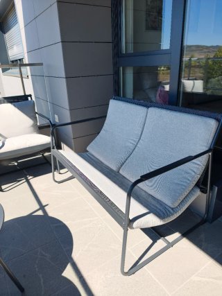 Conjunto Terraza: Sofá, 2 Sillones y Mesas