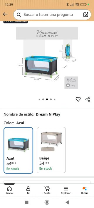 Cuna de viaje Hauck Dream n Play