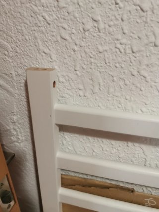 Culla + materasso IKEA Bianca Legno Culla a Contatto