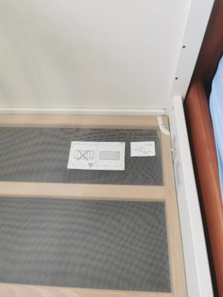 Culla + materasso IKEA Bianca Legno Culla a Contatto