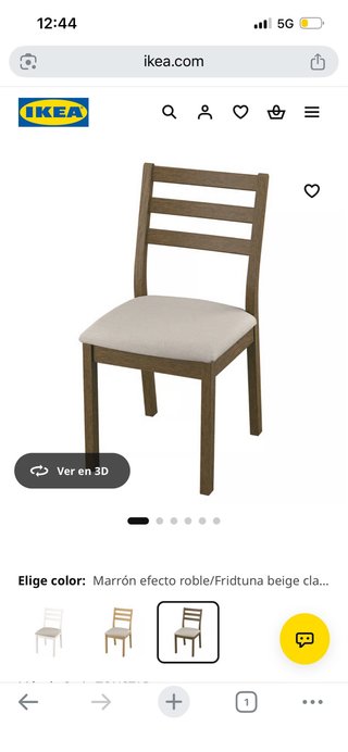 2 Sillas IKEA Tonsad nuevas en caja