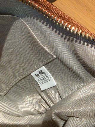 Bolso Coach Beige y Marrón