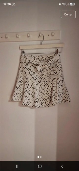 Falda corta Stradivarius T. S.