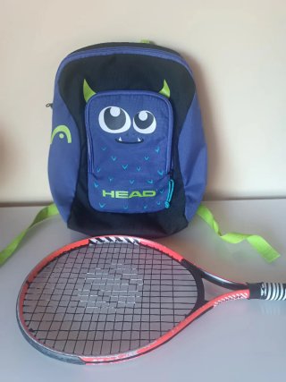 Mochila HEAD infantil monstruo y raqueta