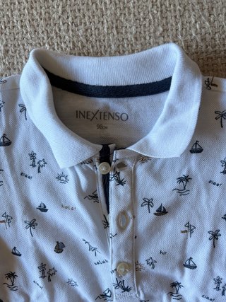 Polo niño INEXTENSO estampado 98cm
