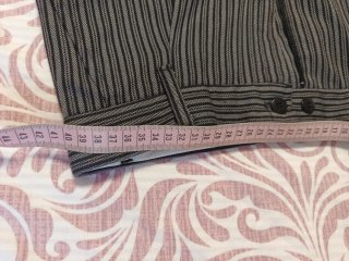 Pantalón fallero rayas gris talla 40