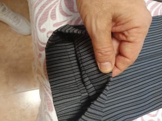 Pantalón fallero rayas gris talla 40