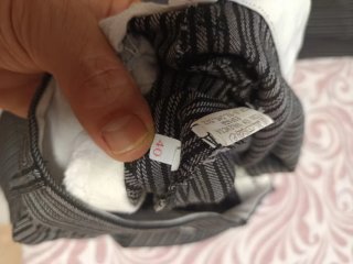 Pantalón fallero rayas gris talla 40