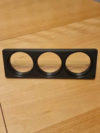 Soporte 3 relojes 52mm VW Golf MK2 (1984–1992)