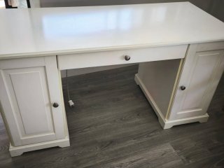 Escritorio Ikea Robusto Madera Blanco