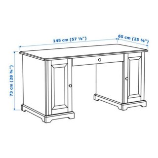 Escritorio LIATORP de IKEA.