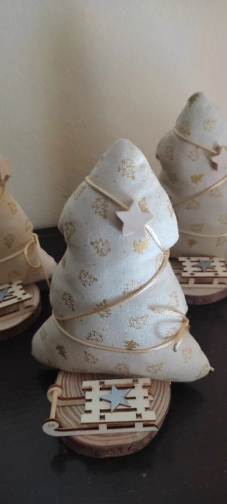 Arbolito de tela decorativo hecho a mano!
