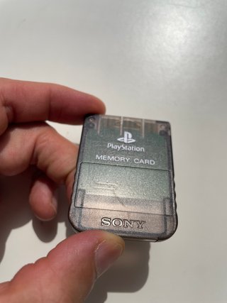 Sony Playstation 1 Ps1 Memory Card Originale Nero