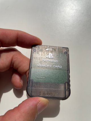 Sony Playstation 1 Ps1 Memory Card Originale Nero