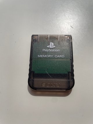 Sony Playstation 1 Ps1 Memory Card Originale Nero