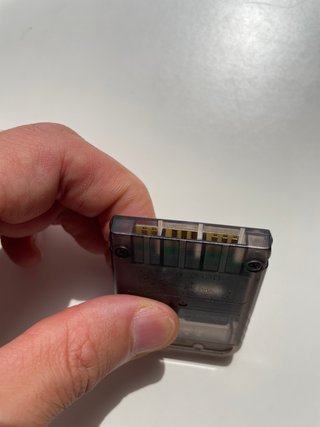 Sony Playstation 1 Ps1 Memory Card Originale Nero