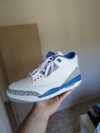 Zapatillas Jordan Air 3 Azul Blanco