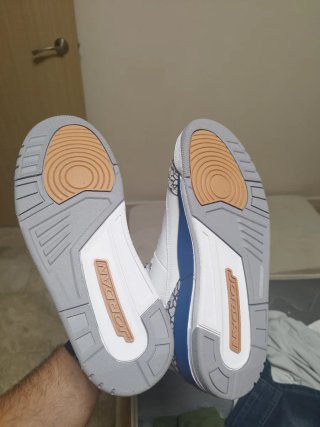 Zapatillas Jordan Air 3 Azul Blanco