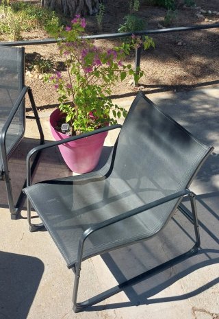 Conjunto de jardín 2 sillones, sofá y mesa