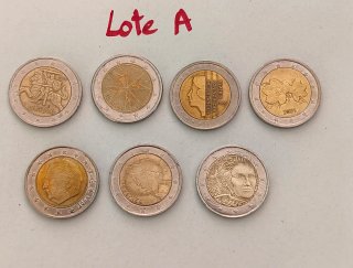 Lote A  Monedas 2€ circuladas