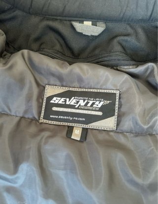 Chaqueta Moto Mujer Seventy Degrees Negra