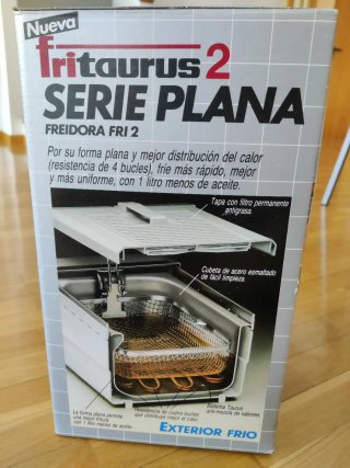 Freidora Fritaurus 2 Serie Plana