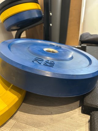 Discos Bumper 20 kg (2 unidades)