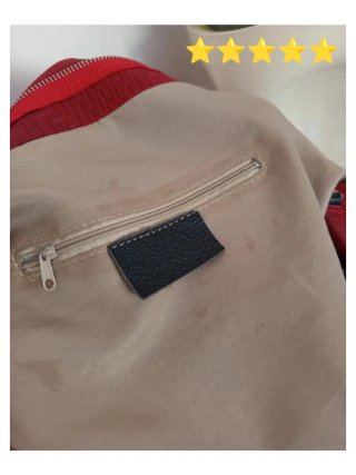 Borsa Artigianale Vera Pelle Borgogna