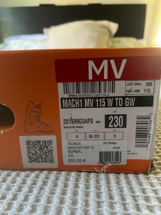 Botas Esquí Mujer Técnica Mach1 MV115 Boreal