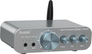 DAC amplificador 24bit con EQ y Bluetooth