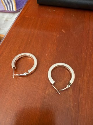 REGALO Pendientes Aro Plateados