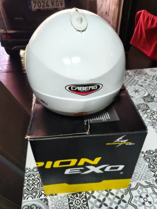 Casco Jet Caberg Blanco Talla L
