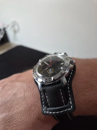 Reloj Vostok Komandirskie Negro y Plateado