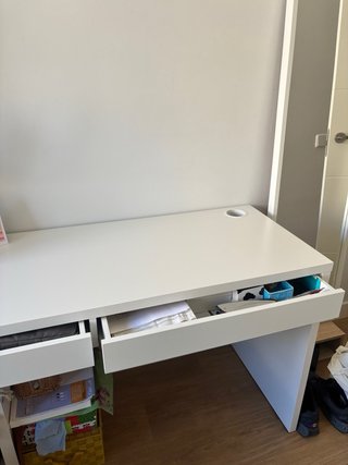 Escritorio Blanco Ikea Micke