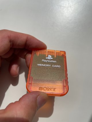 Sony Playstation 1 Ps1 Memory Card Originale Candy