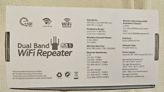 Repetidor WiFi Dual Band WiFi Repeater
