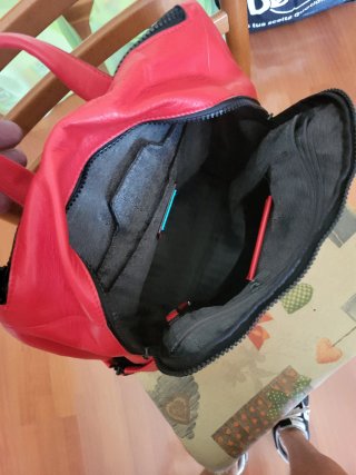 Zaino Piquadro Pelle Rossa
