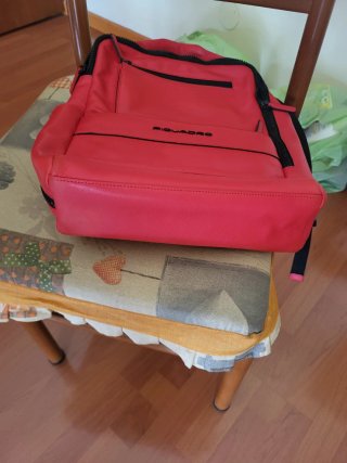 Zaino Piquadro Pelle Rossa