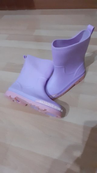 Botas de agua niña talla 36