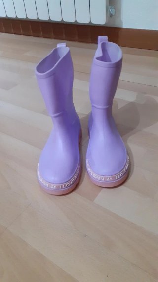 Botas de agua niña talla 36