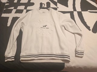 Sudadera Gilbert Tecke blanca