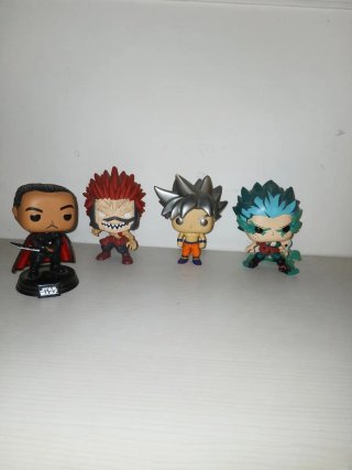 Lote 4 Figuras Funko Pop Anime