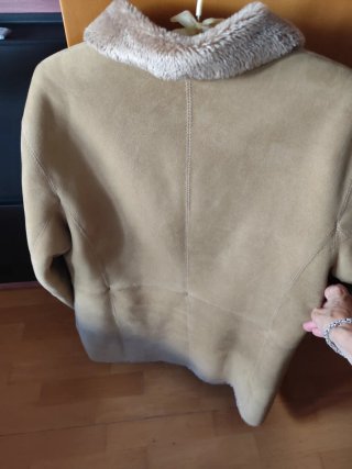 Chaquetón beige mujer Talla 42 El Corte Inglés